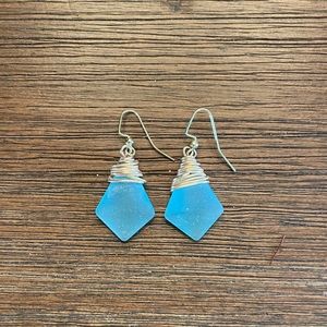 Blue earrings